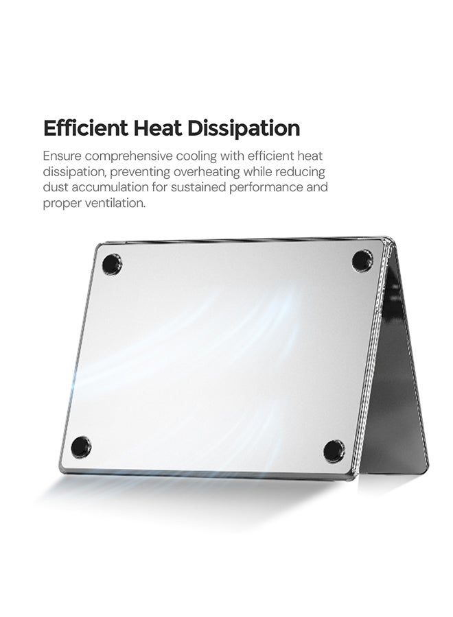 O Ozone Ultra-thin Super Crystal Case Compatible with MacBook Pro 16 (A2485,A2780,A2991,A3403,A3186)M4 2021-2024 Case+Keyboard Cover+Protector,Clear  - Image 3