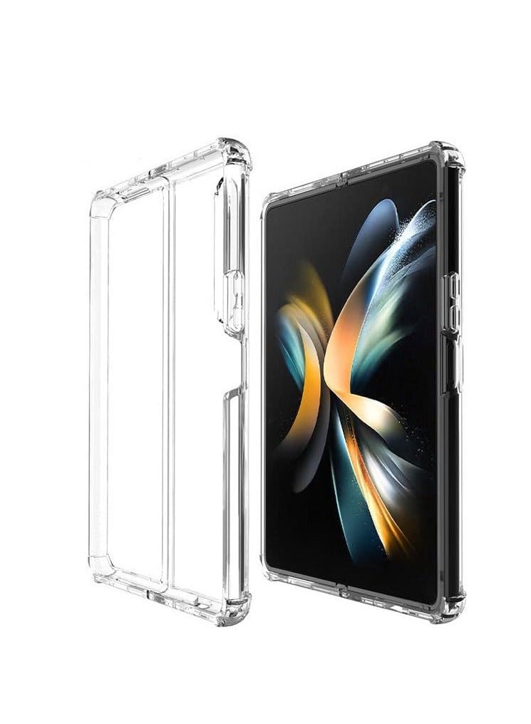 MUDISO Case for Galaxy Z Fold 4 Case, Hard PC Back & Soft TPU Bumper Protective Cover Shockproof Scratch Resistant Case for Galaxy Z Fold4 5G - Image 5