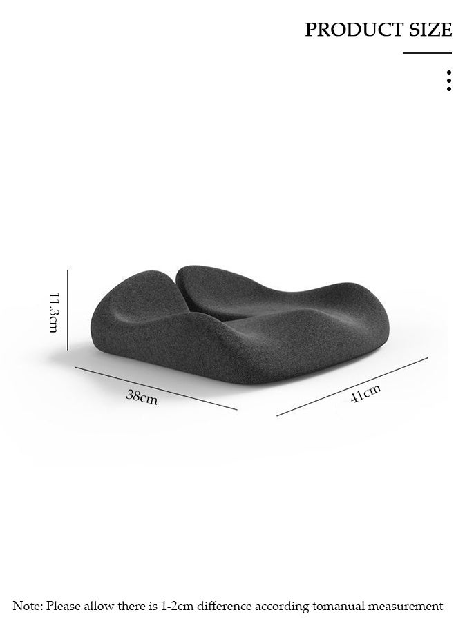 DUNISO وسادة مقعد من الإسفنج الذكي لكرسي المكتب ومقعد السيارة، وسادة عصعص ثابتة لتخفيف آلام عظم الذنب، تقليل ضغط عظم الذنب وتحسين الراحة، تخفيف آلام الورك وعرق النسا - Image 3