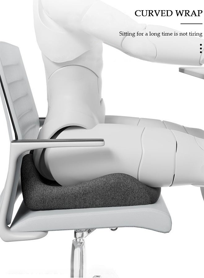 DUNISO وسادة مقعد من الإسفنج الذكي لكرسي المكتب ومقعد السيارة، وسادة عصعص ثابتة لتخفيف آلام عظم الذنب، تقليل ضغط عظم الذنب وتحسين الراحة، تخفيف آلام الورك وعرق النسا - Image 5