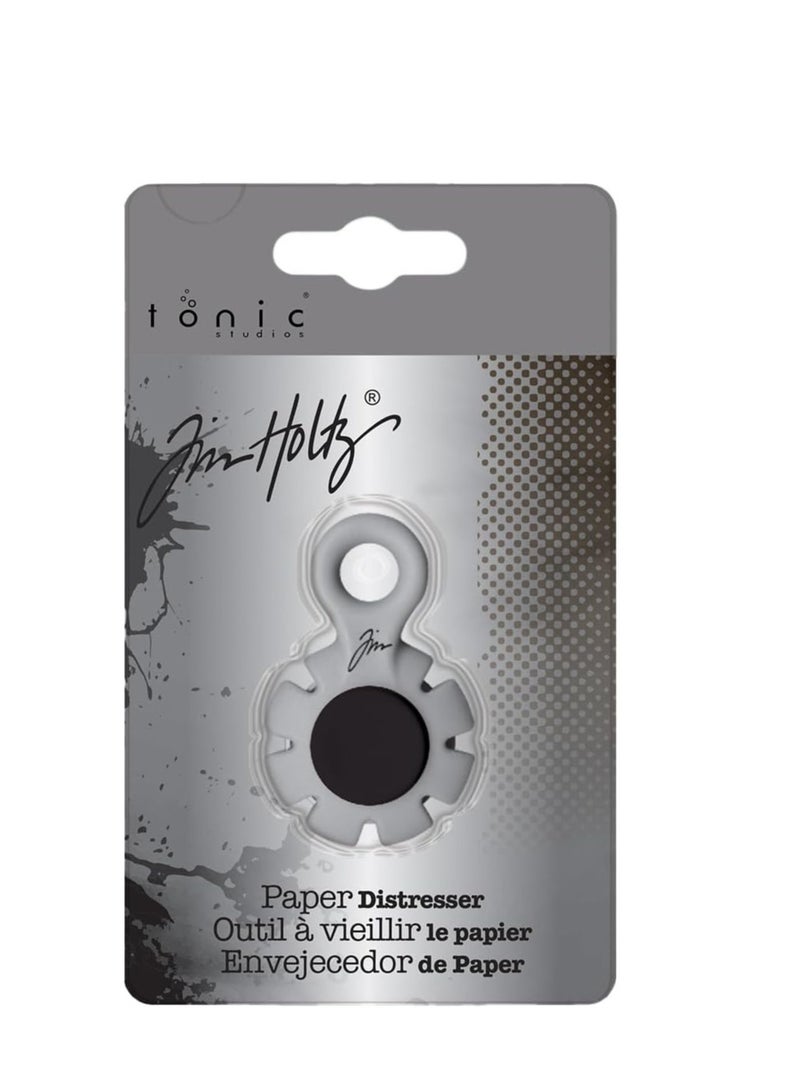 Tim Holtz Paper Distressing Tool - Scrapbook Supplies for Cardstock and Creating Rough Torn Edges - Distresser with 7 Recessed Blades - Image 1