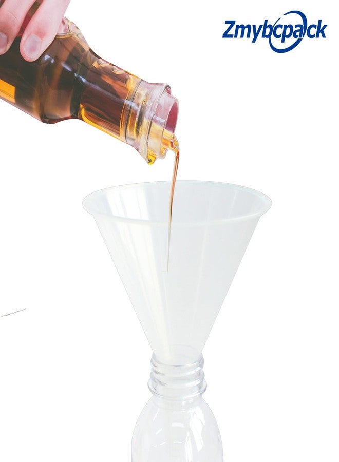 zmybcpack 8 Pack Multi-Purpose Plastic Funnels with Long Reaching Spout (4.7”) for Water Bottle, Easy and Smooth Content Transfer by ZMYBCPACK - Image 3