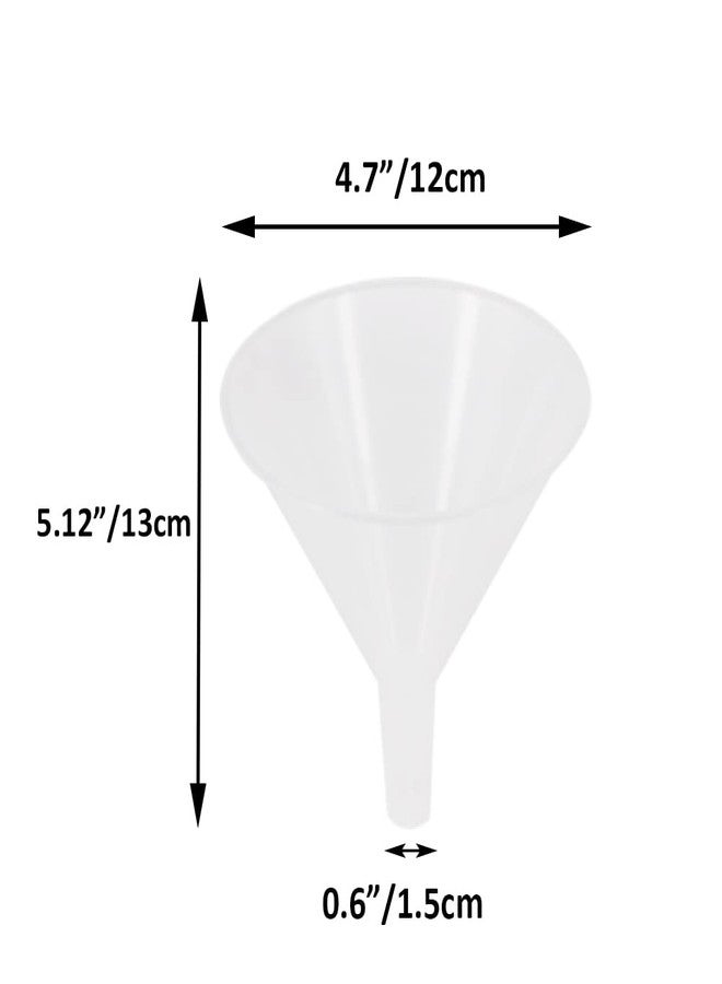 zmybcpack 8 Pack Multi-Purpose Plastic Funnels with Long Reaching Spout (4.7”) for Water Bottle, Easy and Smooth Content Transfer by ZMYBCPACK - Image 2