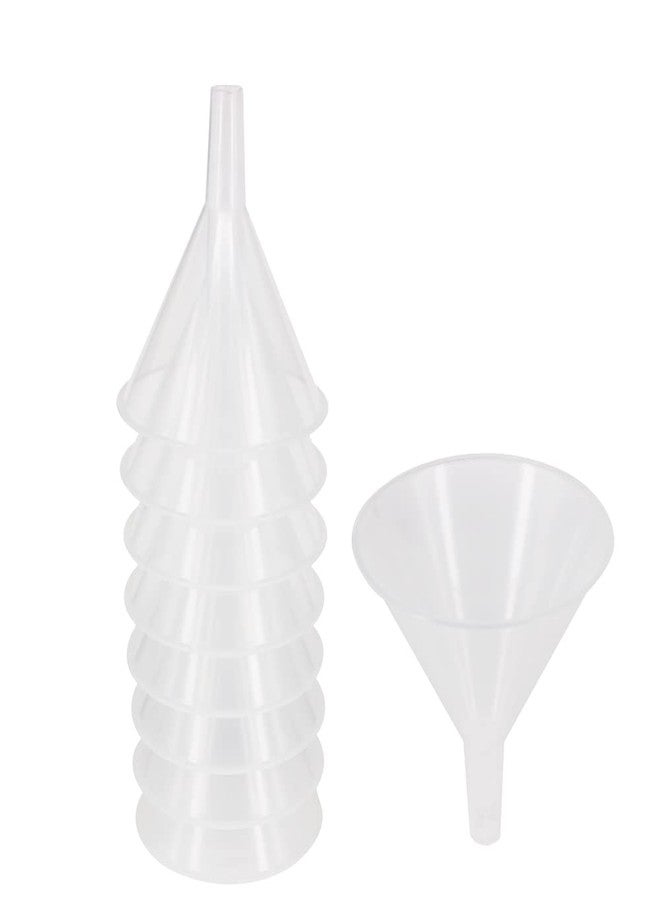 zmybcpack 8 Pack Multi-Purpose Plastic Funnels with Long Reaching Spout (4.7”) for Water Bottle, Easy and Smooth Content Transfer by ZMYBCPACK - Image 1
