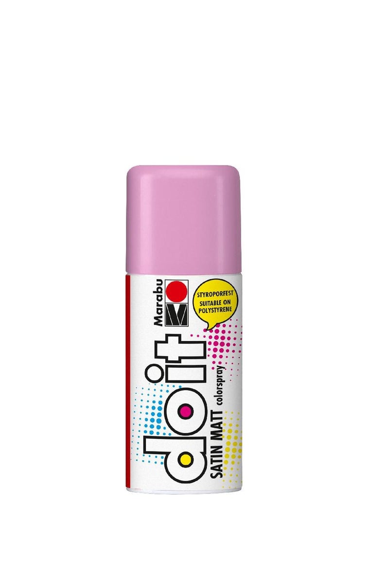 Marabu Do-it Satin Matt Weatherproof Spray Paint Pastel Pink150.00 ml