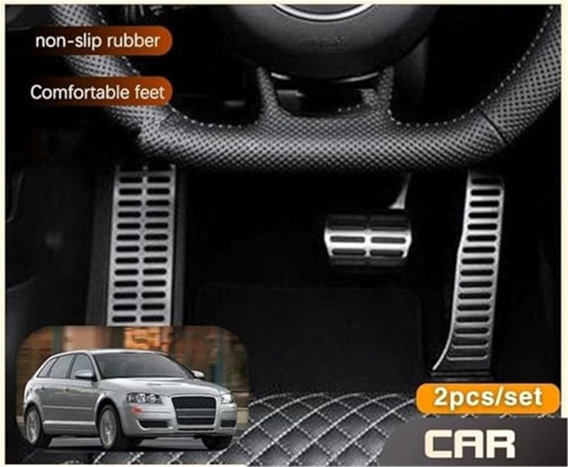 Vuzmode Stainless Steel Pedal Pad Set for A3 S3 - Image 4