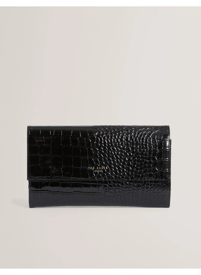 Ted Baker Croc Effect Travel Wallet