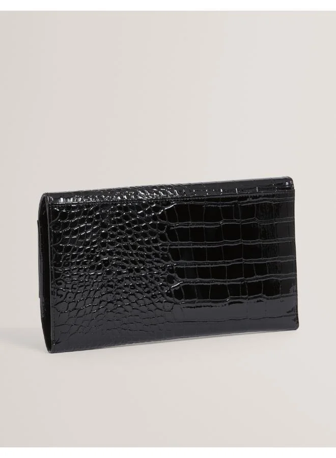 Ted Baker Croc Effect Travel Wallet