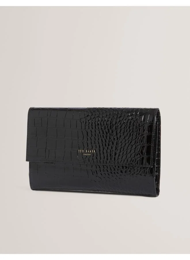 Ted Baker Croc Effect Travel Wallet
