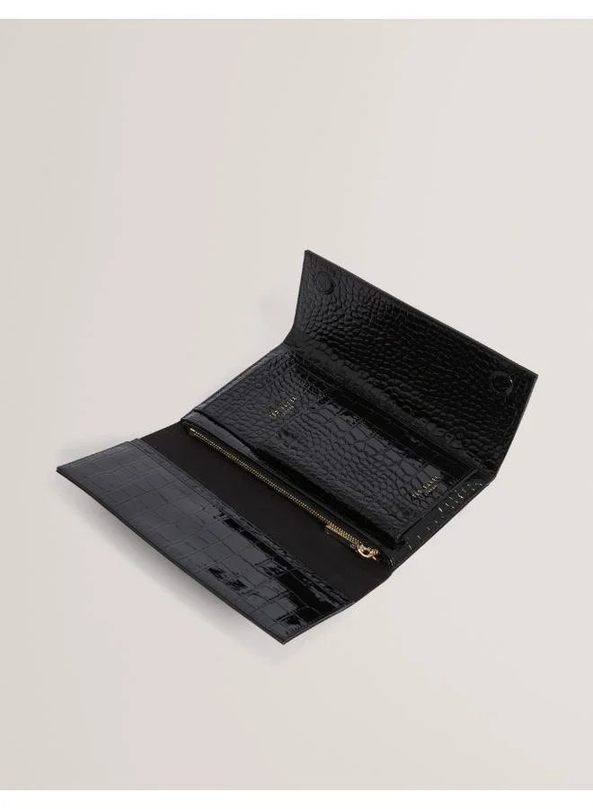 Ted Baker Croc Effect Travel Wallet