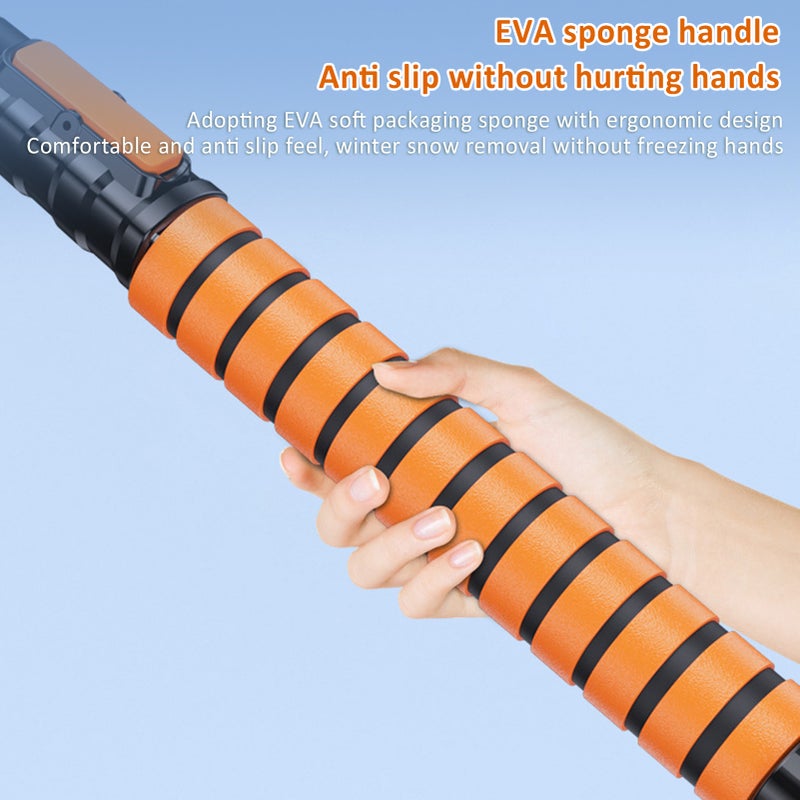 3in1 Ice Scrapers for Car Scalable Snow Brush Snow Shovel with Foam Handle 180° Foldable Brush Head Easy to Install and Disassemble - Image 4