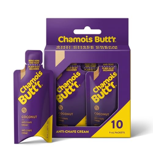 CHAMOIS BUTT'R Chamois Buttr Coconut AntiChafe Cream 10pack of 9mL packets - Image 1