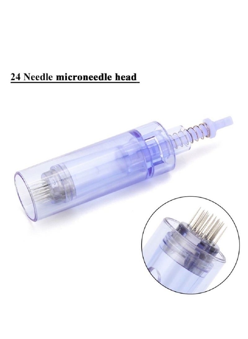 Dr.pen - 10-Piece Per Bags Needle Cartridge for Derma Pen A1 Microneedling Pen 24 Pin Cartridge - Image 1