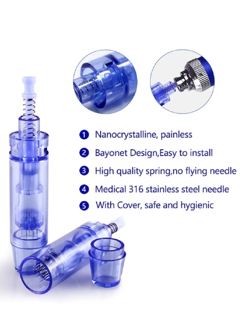 Dr.pen - 10-Piece Per Bags Needle Cartridge for Derma Pen A1 Microneedling Pen 24 Pin Cartridge - Image 1