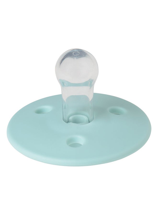 Mininor Round Pacifier Silicone 0M - Cool Mint - Image 2