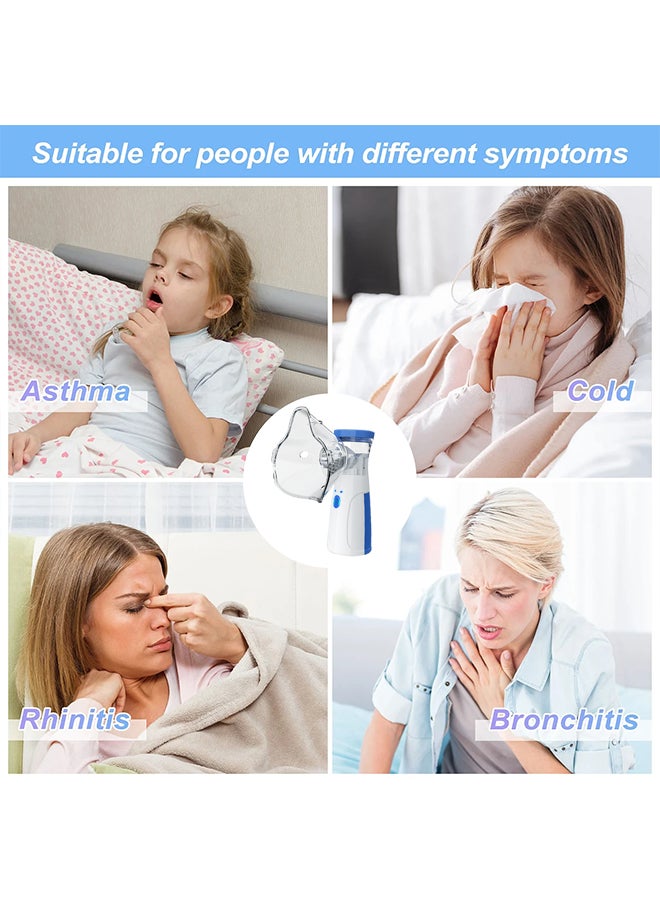 Sharpdo Ultrasonic Portable Nebulizer, Portable Nebulizer with Mouthpiece, Nebulizer Machine for Adults & Kids with Auto Clean, Travel, Home, Daily use  - Image 3