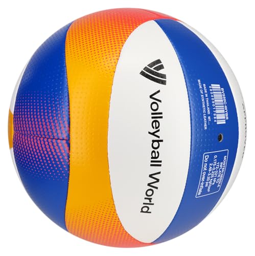 Mikasa Official Beach Volleyball BV550CWYBR FIVB Approval Size 5 - Image 3
