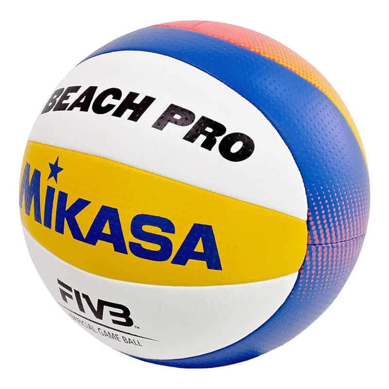 Mikasa Official Beach Volleyball BV550CWYBR FIVB Approval Size 5 - Image 2
