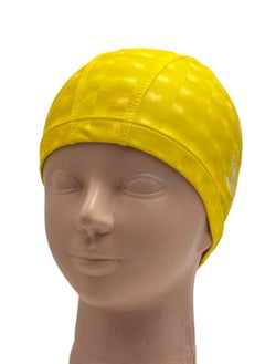 SportQ SportQ Waterproof PU Fabric Swimming Cap, Long Swimming Cap for Men and Women  - Image 1