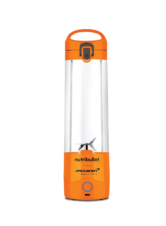 nutribullet McLaren Portable 590ml Cordless Blender for Shakes & Smoothies, BPA Free, Leakproof Flip and Sip, USB-C type, Papaya, MC475PA, 1-Year Warranty 590 ml 100 W NB-MC475PA orange - Image 2