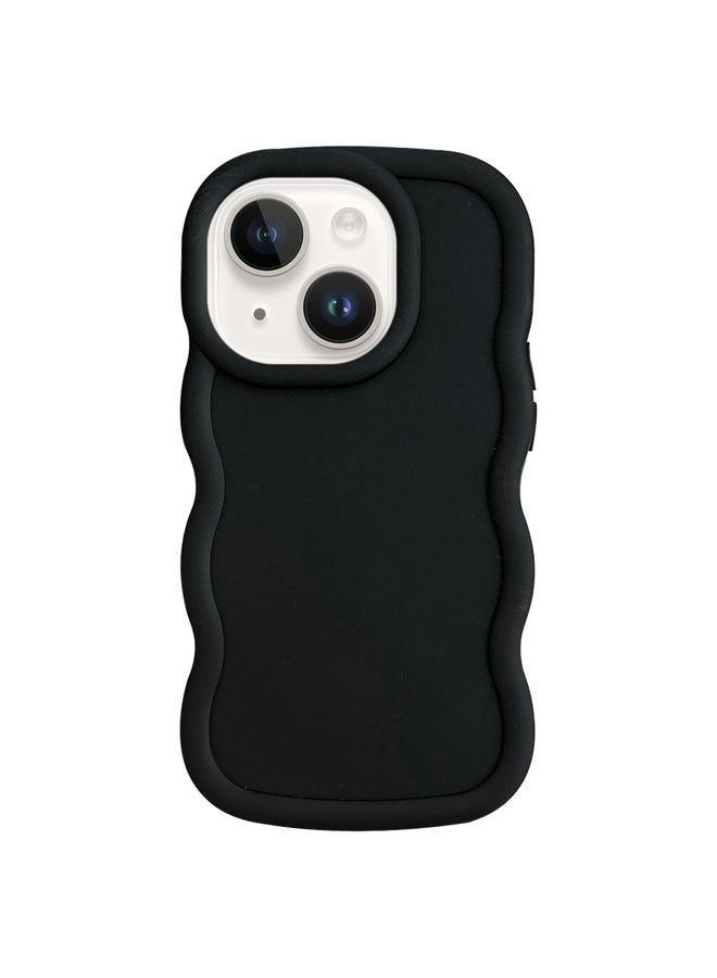 S-TOP Case For iPhone 14 Plus Big Wave Puff Shape TPU Phone Case - Image 1