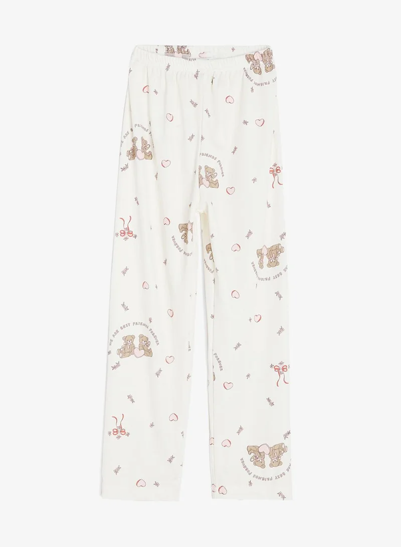 Pinata  Cute Bear Printed Long Sleeve Pyjamas for Women | Best Price UAE