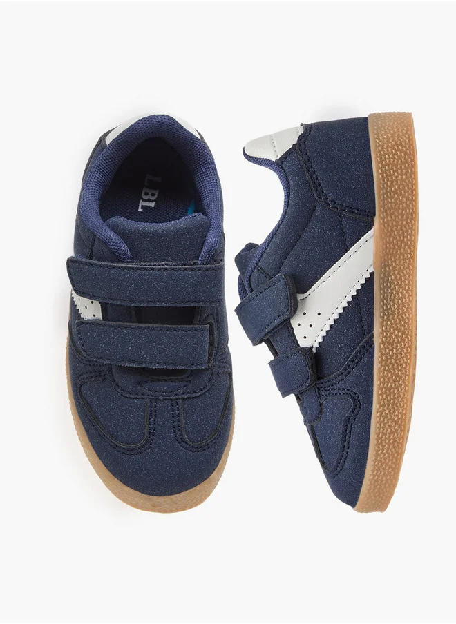 LBL by Shoexpress Boys Panelled Sneaker with Hook and Loop Closure