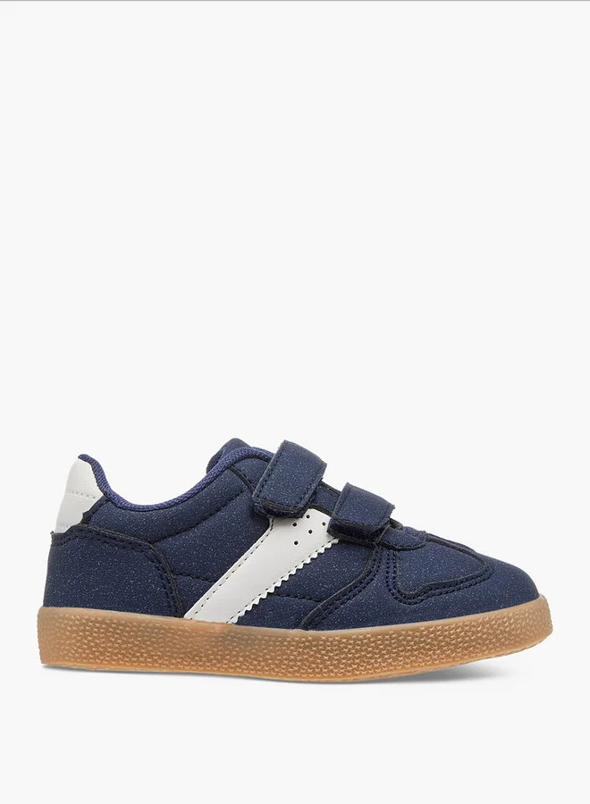 ال بي ال من شو اكسبرس Boys Panelled Sneaker with Hook and Loop Closure
