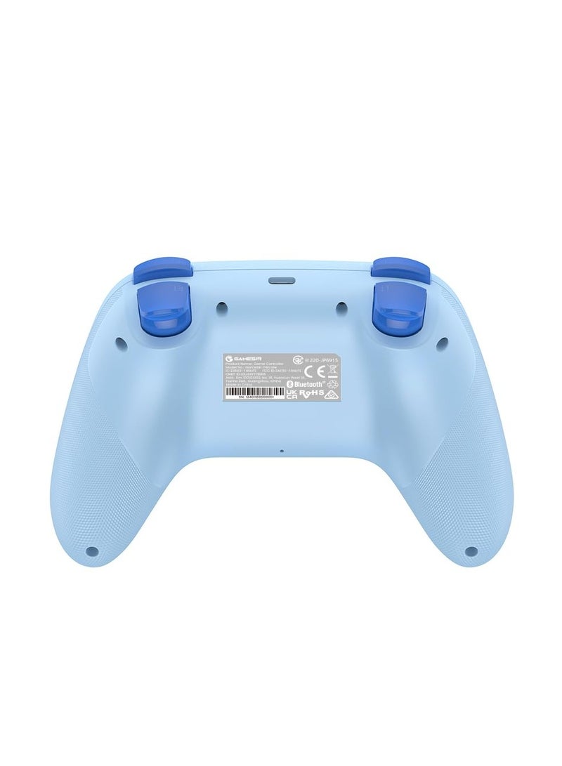 وحدة تحكم GameSir Nova Lite اللاسلكية 2.4 جرام لأجهزة الكمبيوتر التي تعمل بنظام Windows وiPhone وAndroid وSwitch وSteam Deck، وحدة تحكم ألعاب بلوتوث مع مشغل تأثير هول وتوربو واهتزاز هدير (أزرق محيطي) - Image 5