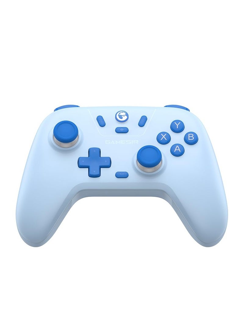 وحدة تحكم GameSir Nova Lite اللاسلكية 2.4 جرام لأجهزة الكمبيوتر التي تعمل بنظام Windows وiPhone وAndroid وSwitch وSteam Deck، وحدة تحكم ألعاب بلوتوث مع مشغل تأثير هول وتوربو واهتزاز هدير (أزرق محيطي) - Image 4