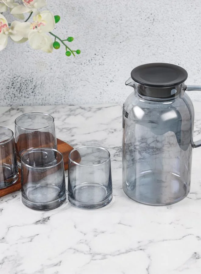 Royalford 5-Piece Water Jug and Cup Set