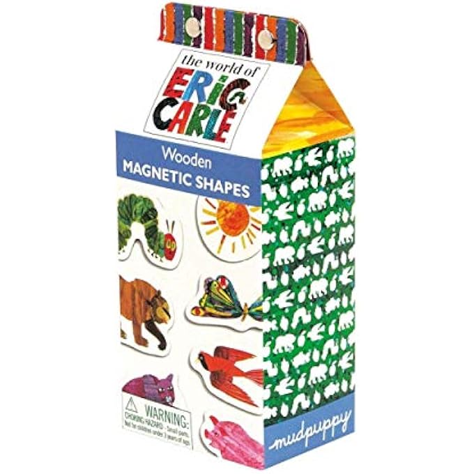 THE WORLD OF ERIC CARLE SHAPES WOODEN MAGNETIC SHAPES