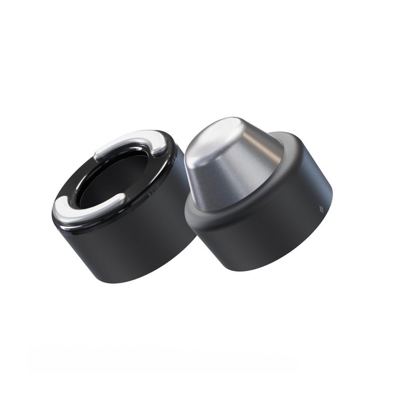 TheraFace TheraFace PRO Hot and Cold Rings  Facial Therapy Care Device Attachment Kit to Improve Skin Radiance and Blood Flow and Reduce Face Tightening  Powered by Cryothermal Technology Black 