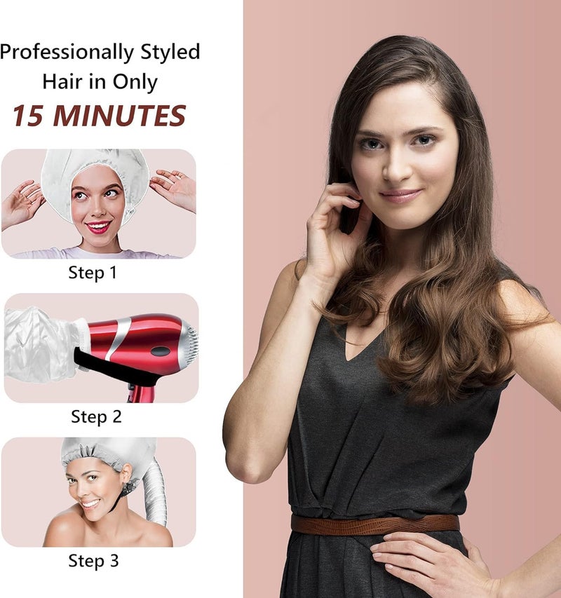 XIBO Hair Dryer Bonnet Hood Nylon Cap Hair Dryer Hat Women Blow Dryer Home Salon Hairdressing Attachment Head Cover Hot Oil Treatment Hat - Image 5