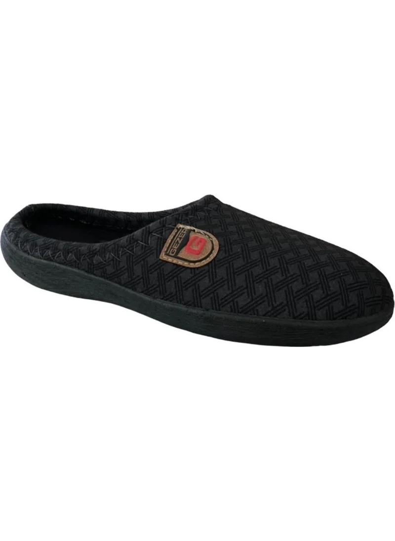 Gezer 12677 Black Men's Winter Indoor Slippers