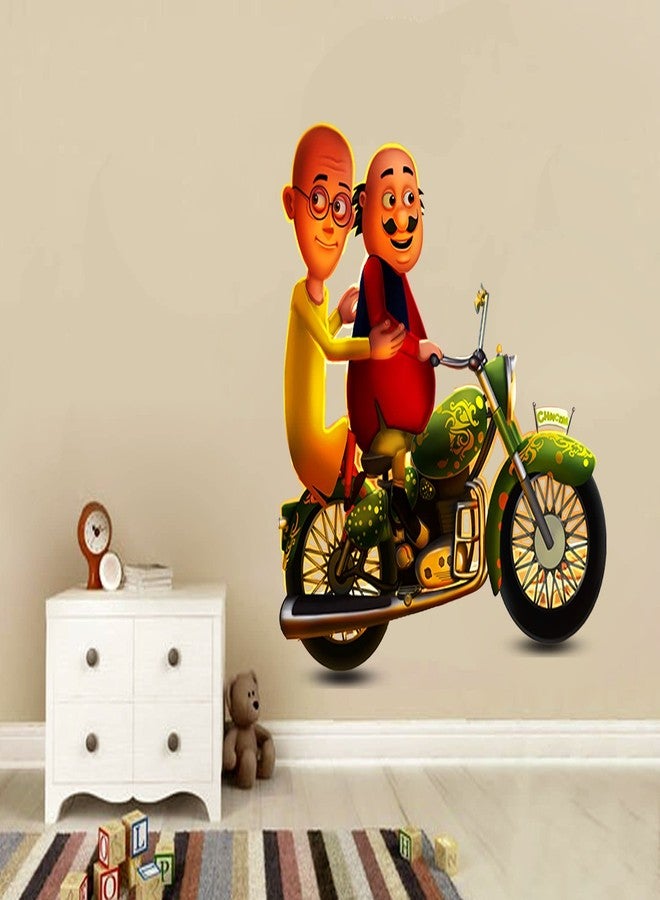 ملصق حائط Art Kafe Motu Patlu Bullet (الحجم: 61 × 61 سم)