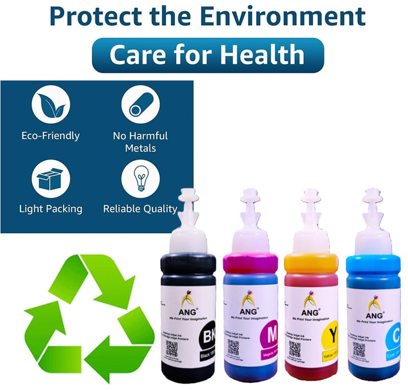 ANG Refill Ink for Use in h.p DeskJet 2131 Printer Compatible with h.p 805, 860, 861, 803, 680, 678, 682, 818, Ink (Full Set) - Image 4