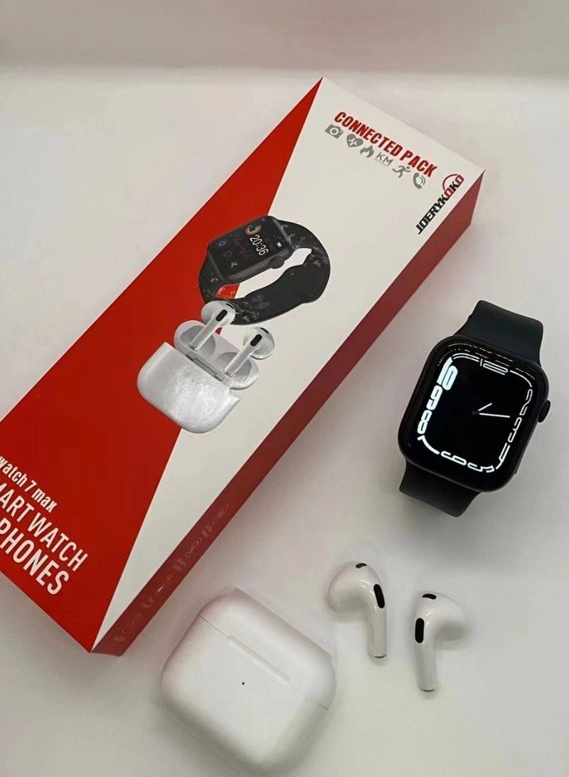 ACLIX 3-In-1 Combo Bluetooth Calling Smart Watch With Extra Strap And Wireless Earphones With Charging Case Bundle - Image 2