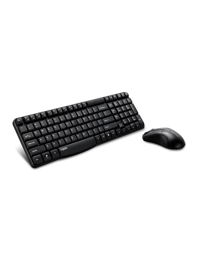 Rapoo Set Of Wireless Keyboard And Mouse Black - Image 2