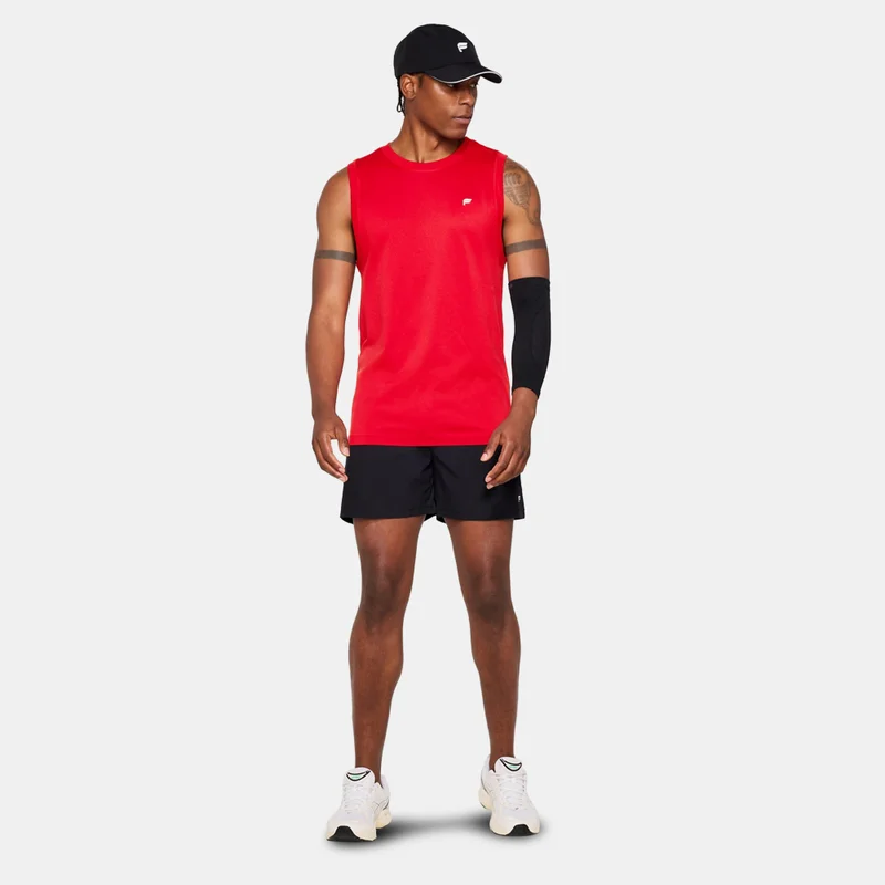 Fabletics Red Men's The Training Day Muscle Tank Top for Men | Best Price UAE