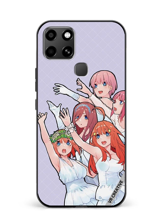 VR CREATIVE Protective Case Cover For Infinix Smart 6 Go Toubun No Hanayom Design Multicolour - Image 1