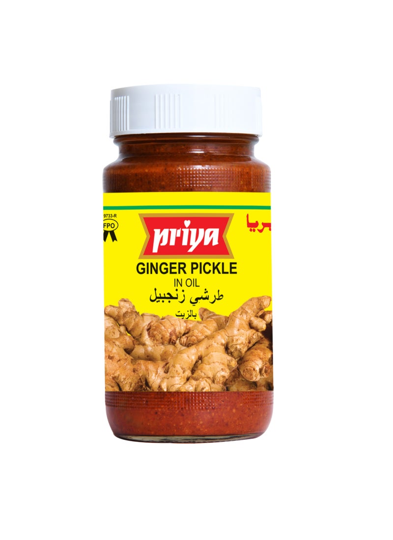 Priya Ginger Pickle In Oil 300g - Image 1
