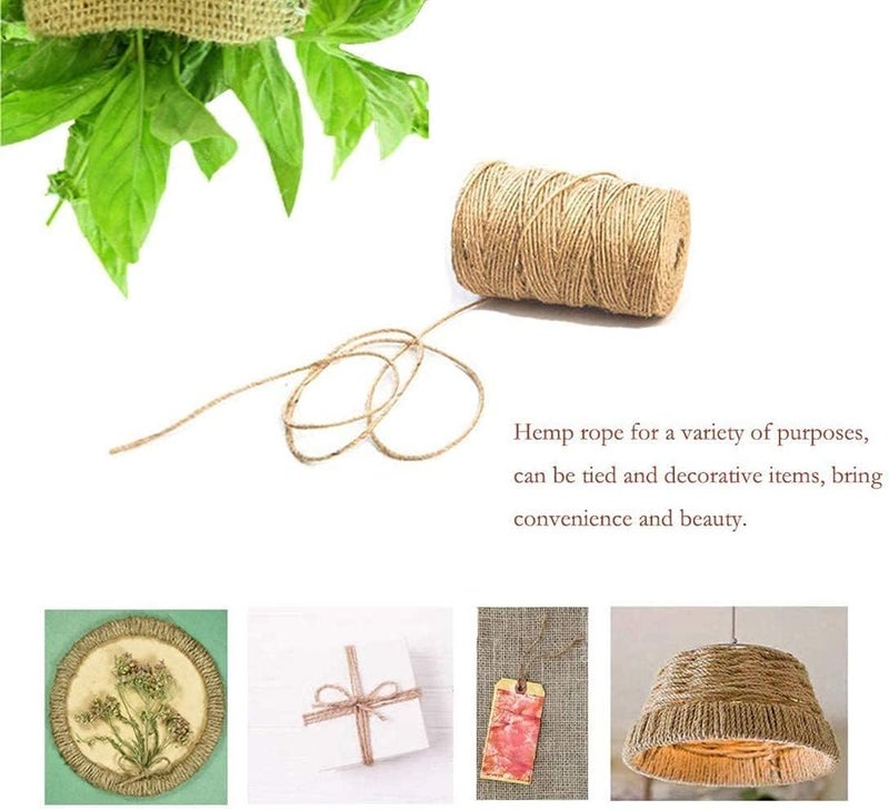 SUMPIGGER Natural Sisal Rope for Cat Scratching Post 4/6/8 mm Hemp Rope Twisted Fiber Sisal Twine Repairing Cat Tree Scratcher Tower or DIY Projects - Image 3