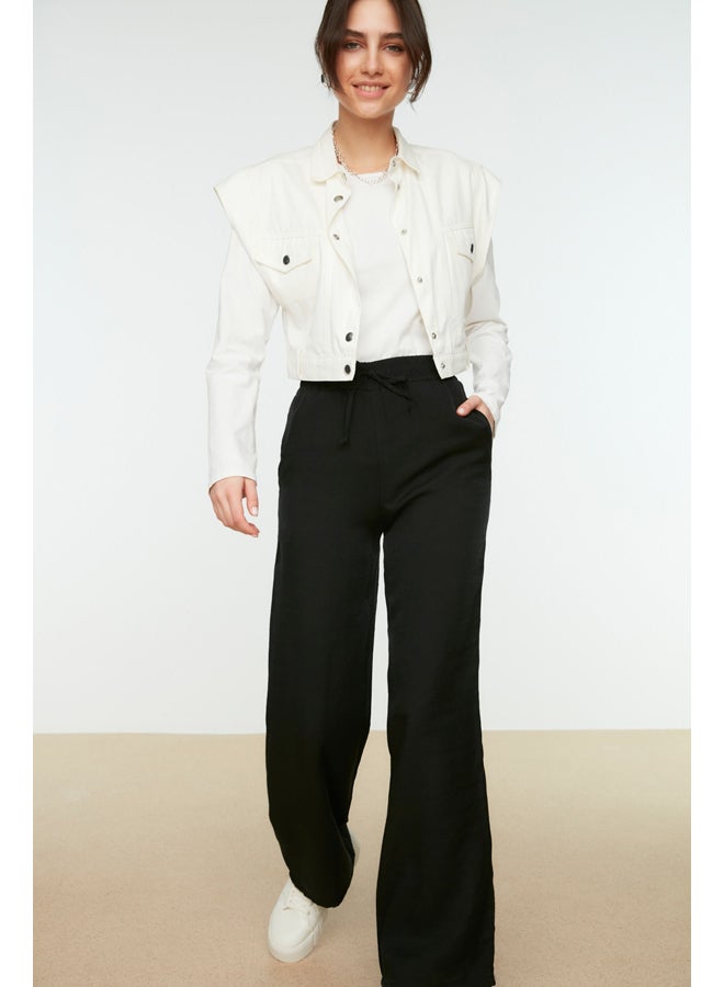 trendyol Woman Modest Pants Black - Image 3