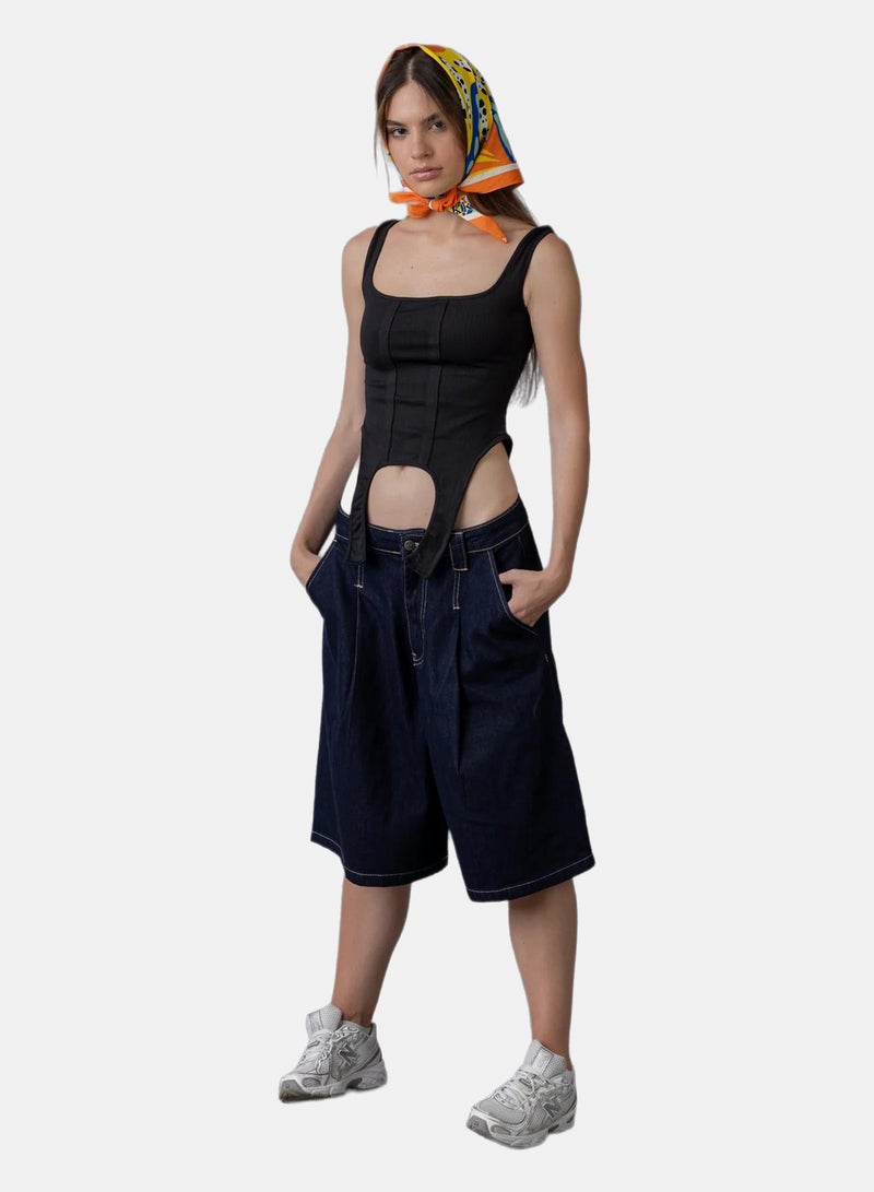 Stache Asymmetrical Hem Tank Top - Image 1