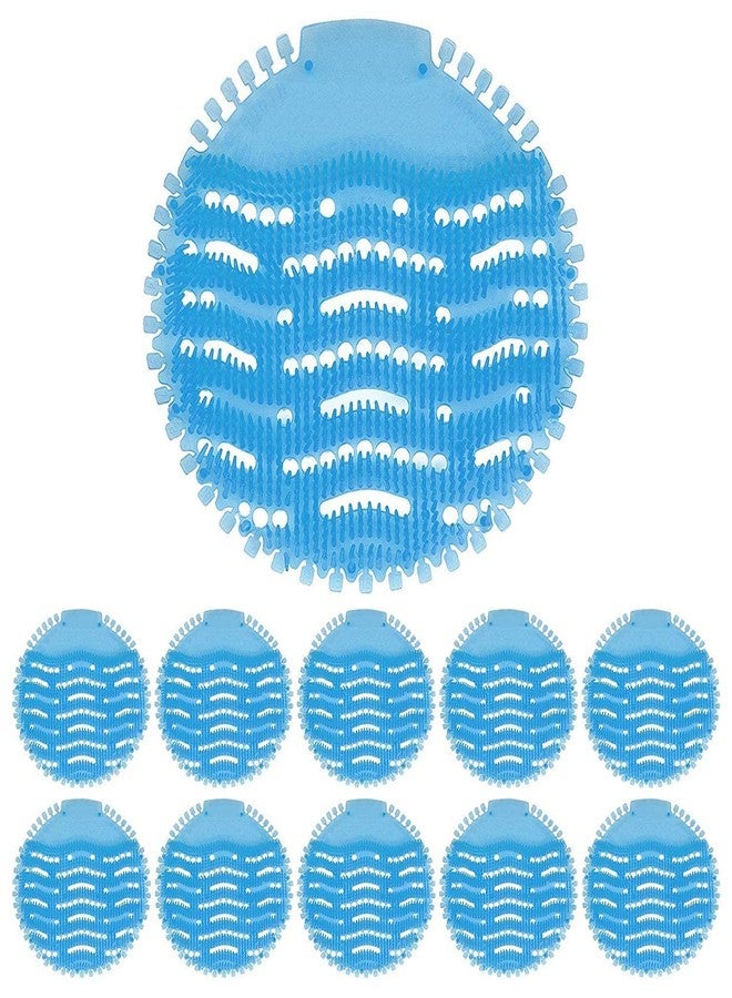 VRCT Urinal Screen Mat Blue Aquamarine- 10 Pcs Set (Exciting New Fragrances Which Last for 30 Days) - Image 2