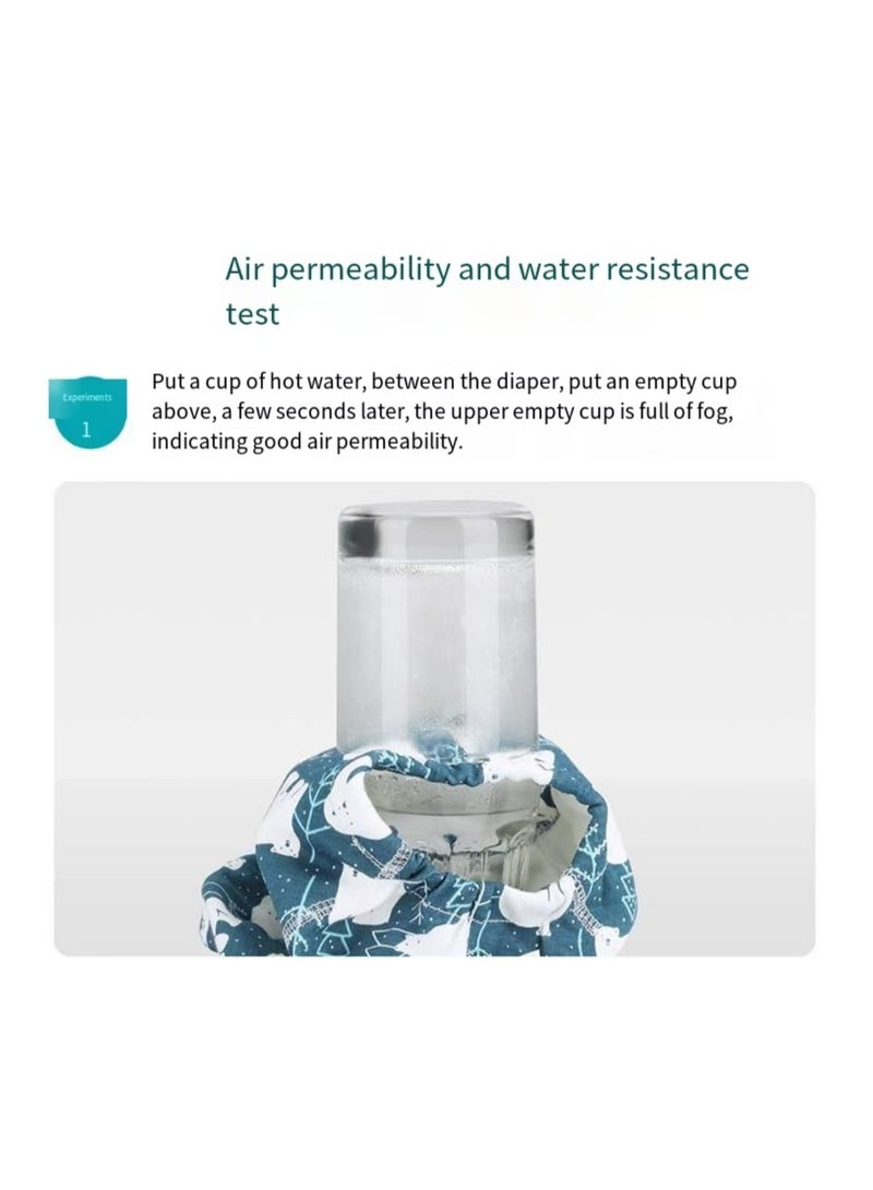 انسولار جديد 2 قطعة 6 طبقات تنفس القطن ملابس داخلية للأطفال - Image 2