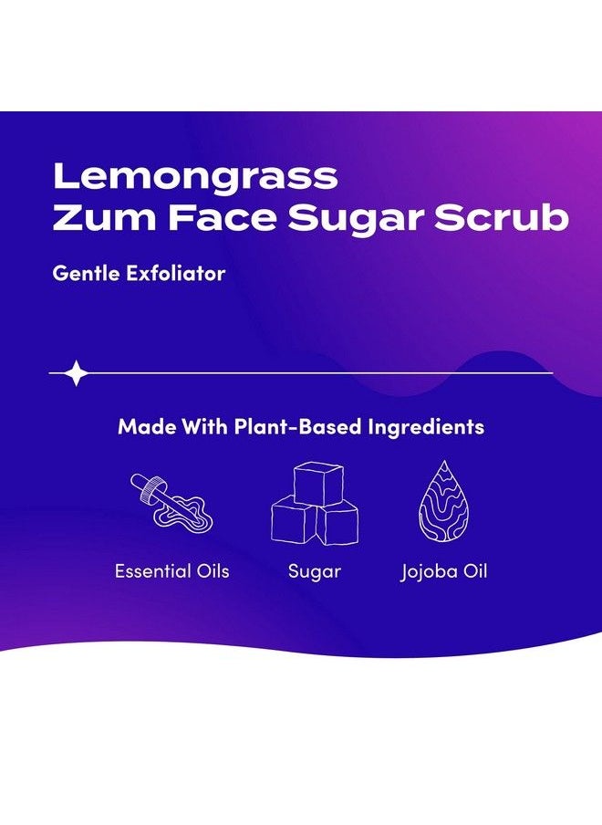 Indigo Wild Zum Face Sugar Facial Scrub Lemongrass 4 Oz  - Image 3