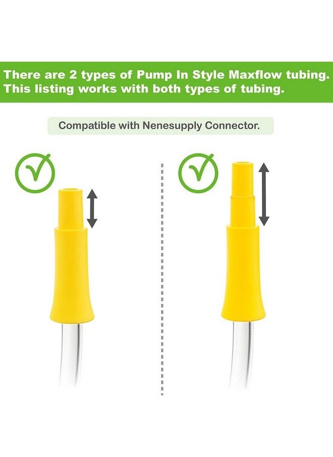 NENESUPPLY Connectors Compatible With Medela Personal Fit Flex Connector. Work With Pump In Style Maxflow Freestyle Flex Swing Maxi Breastpumps Not Original Medela Pump Parts. Incl. Membrane And Valve  - Image 5