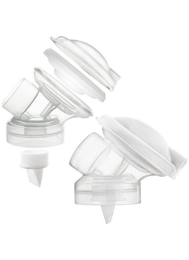 NENESUPPLY Connectors Compatible With Medela Personal Fit Flex Connector. Work With Pump In Style Maxflow Freestyle Flex Swing Maxi Breastpumps Not Original Medela Pump Parts. Incl. Membrane And Valve  - Image 2